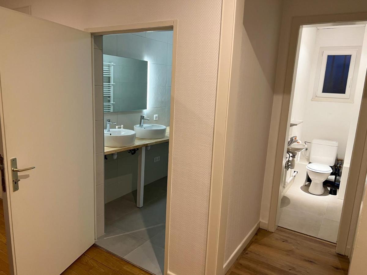 Chambres Privees -Private Room- Dans Un Spacieux Appartement - 100M2 Centre Proche Gare Mulhouse Exterior photo