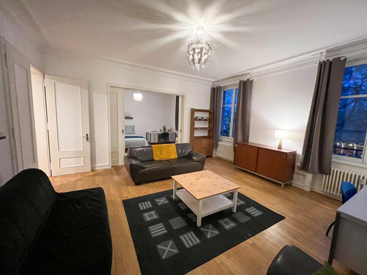 Chambres Privees -Private Room- Dans Un Spacieux Appartement - 100M2 Centre Proche Gare Mulhouse Exterior photo